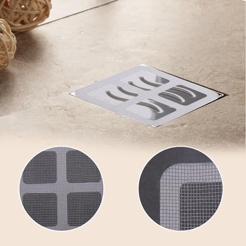 40-Piece Disposable Shower Drain Hair Catcher for BATHROOMS SHOWERs