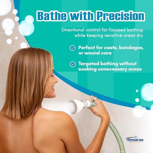 Rinseroo Removable Handheld Shower Hose 5ft