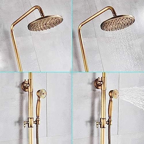 Antique Brass Shower Faucet Set