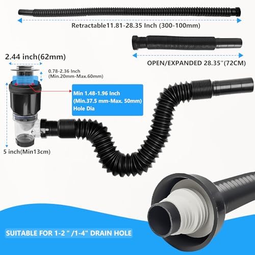 Bath Sink Drain Kit for 1-14 1-12 with Overflow Strainer
