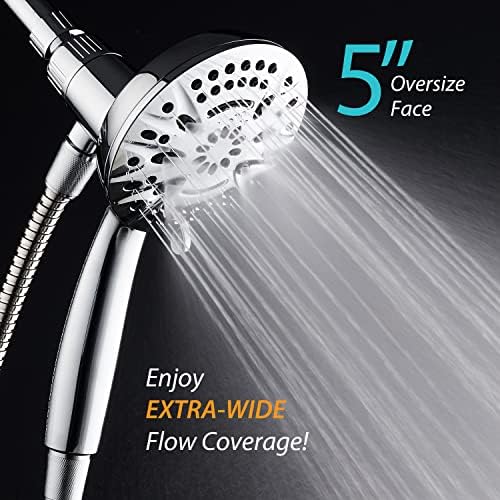 AquaDance Magnetic Showerhead with 5 Face and Magnetic Docking Technology