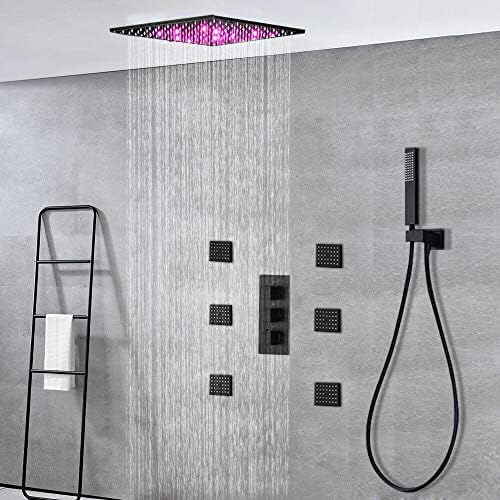 Thermostatic Shower Faucet System Handheld Rainfall Long Lasting Performance