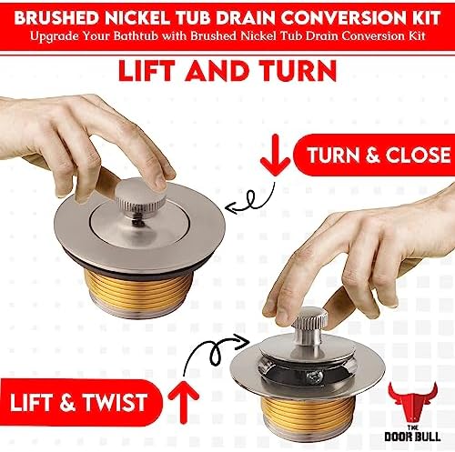 Easilift Bathtub Drain Kit Ensure Smooth Drainage for Enhance Your Bathtub Experience