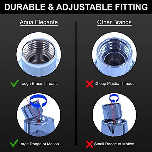 Aqua Elegante 6-Mode Adjustable Shower Head