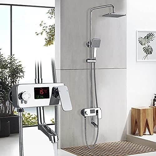 8 Inch Digital Rainfall Shower Faucet with Chrome Finish