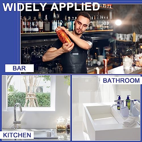 Efficient Overflow Protection for Bar Bathroom Sinks - Sleek Chrome-Plated Overflow Pipe