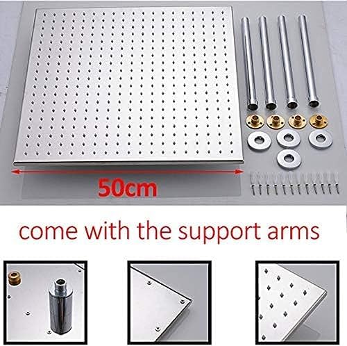 TECKI Luxury 20 Inch LED Bathroom Shower Head