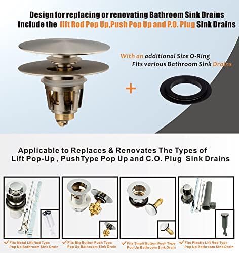 Sink Drain Stopper Easy Durable Bath renovation
