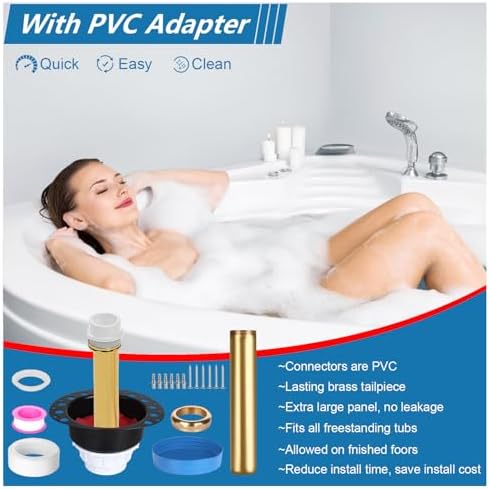 Freestanding Tub Drain Rough-in Kit Professional Grade