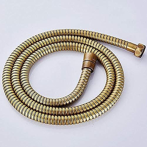 Antique Brass Faucet Set with Extendable Tube