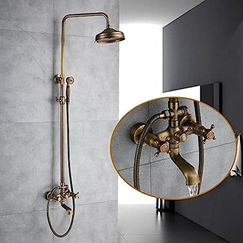 Wall-Mounted Shower Faucet with Rainfall Head T Ecki