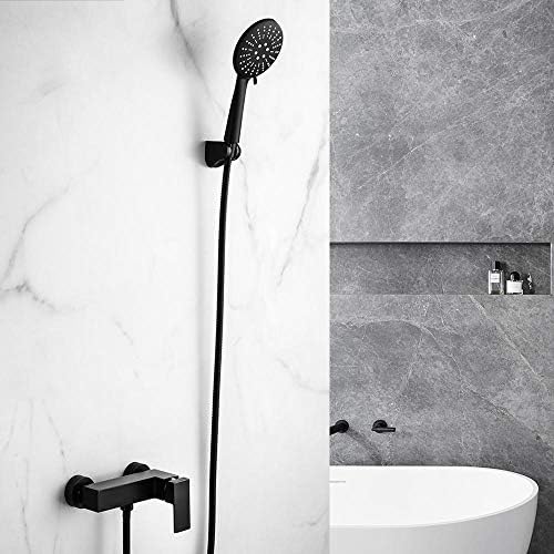 Luxury Bath Faucet Black Brass