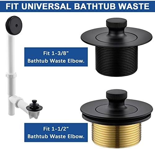 Brass bathtub drain kit