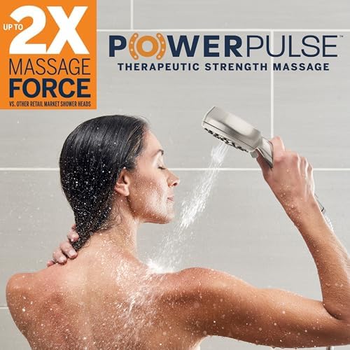 Waterpik High-Pressure Handheld Shower Head with Massage Mode