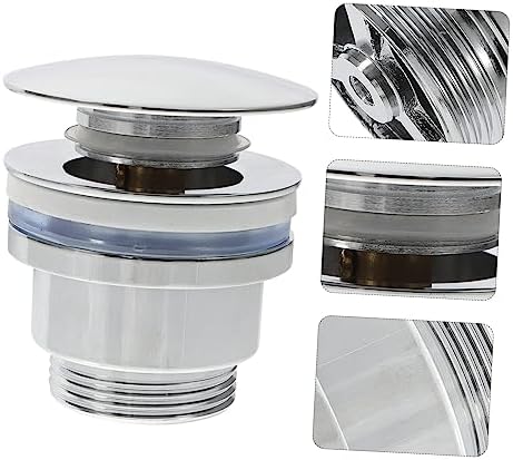 Copper bathtub drain stopper - easy to use bath sink plug