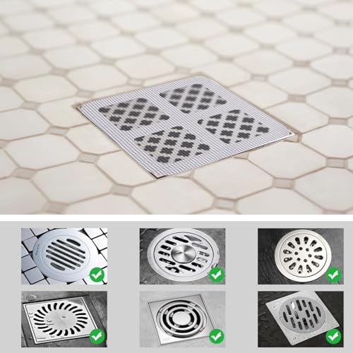 40-Piece Disposable Shower Drain Hair Catcher for BATHROOMS SHOWERs