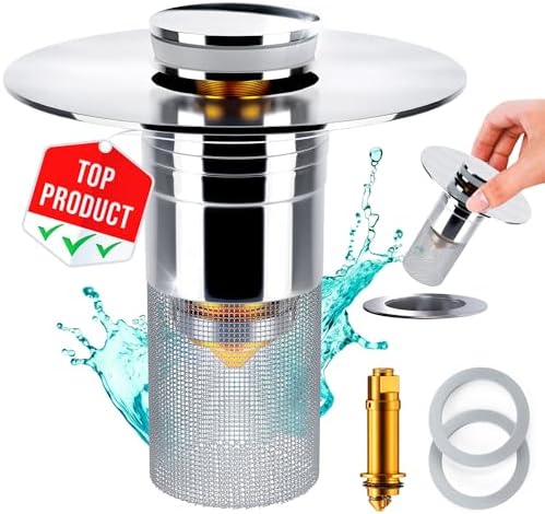 Universal Sink Drain Stopper - Easy to Install