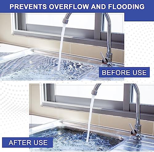 Efficient Overflow Protection for Bar Bathroom Sinks - Sleek Chrome-Plated Overflow Pipe