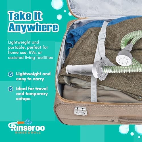 Rinseroo Removable Handheld Shower Hose 5ft