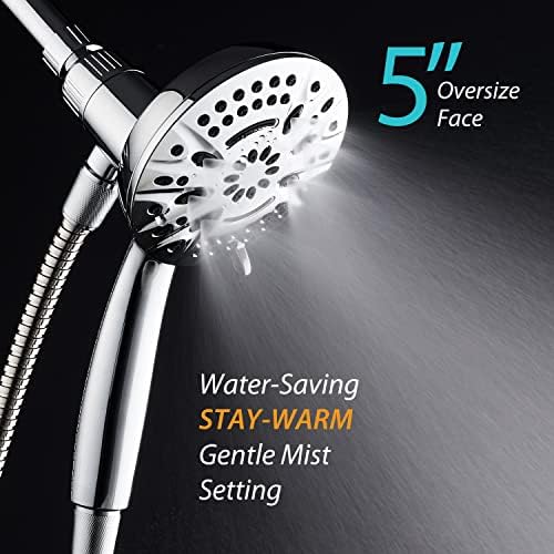 AquaDance Magnetic Showerhead with 5 Face and Magnetic Docking Technology