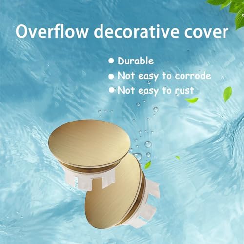 High-Quality Brass Stainless Steel Sink Overflow Cover for Home Use