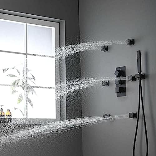 Wall-Mounted LED Rain shower System with 10-Inch Performance