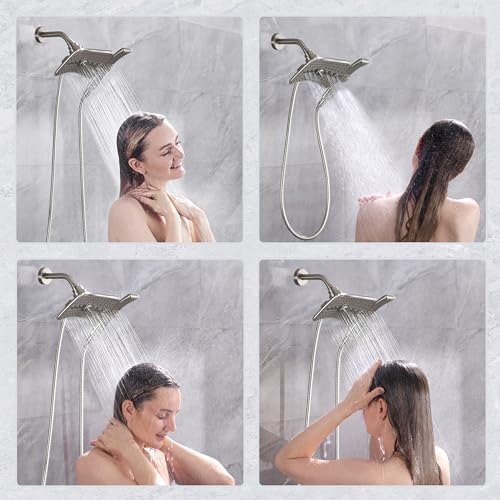 BRIGHT SHOWERS Dual Shower Head Combo