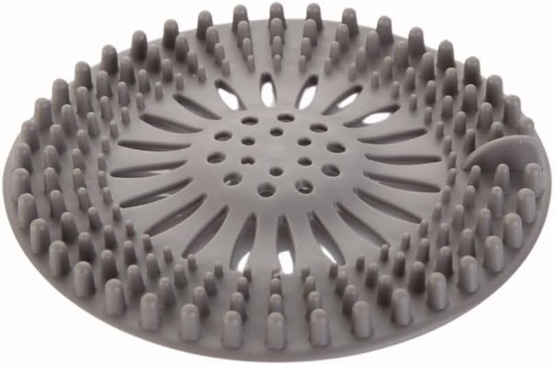 4-Pack Silicone Drain Stoppers Anti-Clog Hair Catcher for Bath Kitchen Secure Fit Durable Home Essential