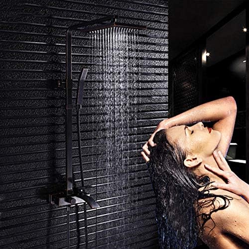 Rainfall Shower Set Wall-Mounted Brass