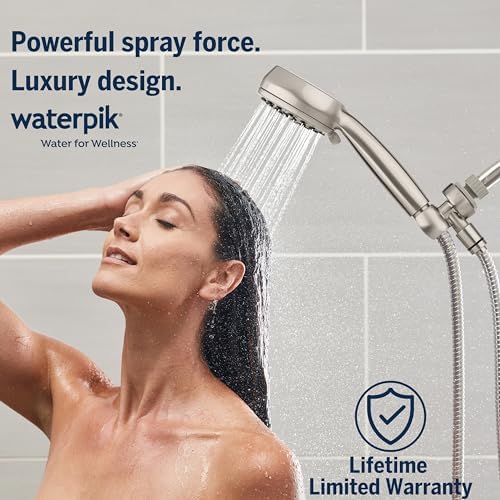 Waterpik High-Pressure Handheld Shower Head with Massage Mode