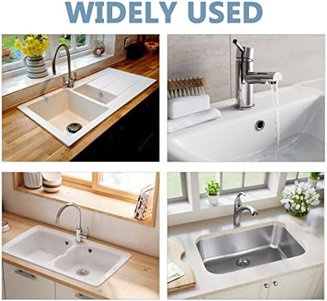 3-Pack Chrome Overflow Sink Drain Caps for Bathroom Basins