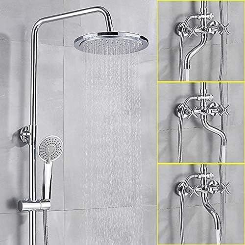 Sturdy Chrome bathtub faucet with air injection and easy installation