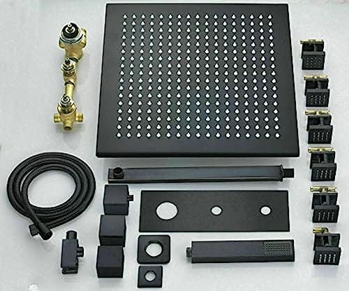Wall-Mounted LED Rain shower System with 10-Inch Performance