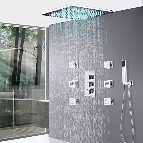 Huin ThermoStar 360-Degree Coverage Flowing Water System Dual Thanuess Shower