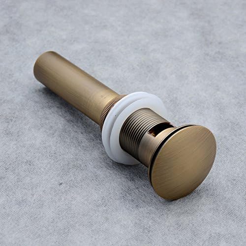 Beelee POP-UP Drain Stopper with Overflow Antique Brass Finish blissful home solution