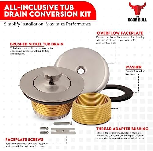 Easilift Bathtub Drain Kit Ensure Smooth Drainage for Enhance Your Bathtub Experience