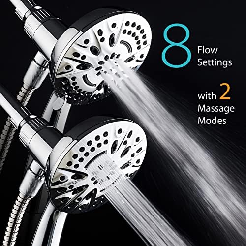 AquaDance Magnetic Showerhead with 5 Face and Magnetic Docking Technology