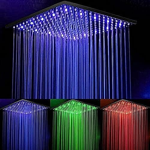 Wall-Mounted LED Rain shower System with 10-Inch Performance