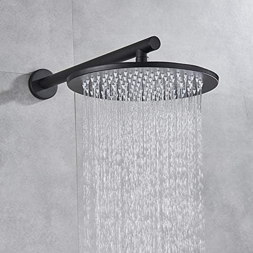 Premium Brass Black Bathroom Shower Set with Durable Components