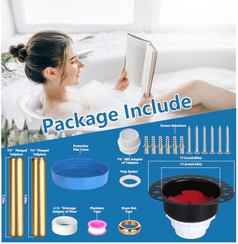 Freestanding Tub Drain Rough-in Kit Professional Grade