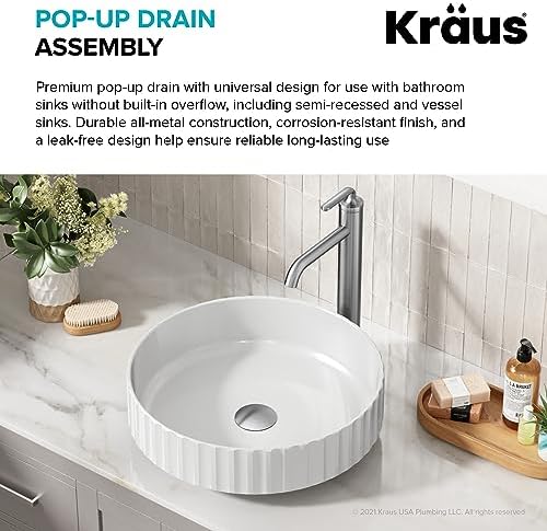 Kraus Sink Drains Matte Black