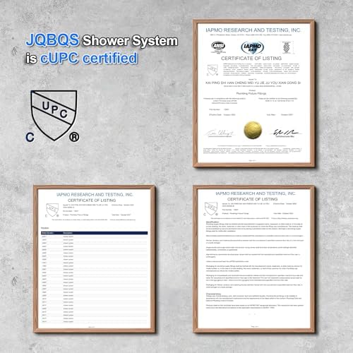 JQBQSModern Rain shower system with air technology 8 chrome Faucet set