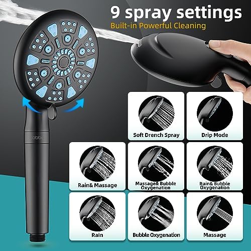 Cobbe 12 All-Metal 3-Way Handheld Rain Shower Head