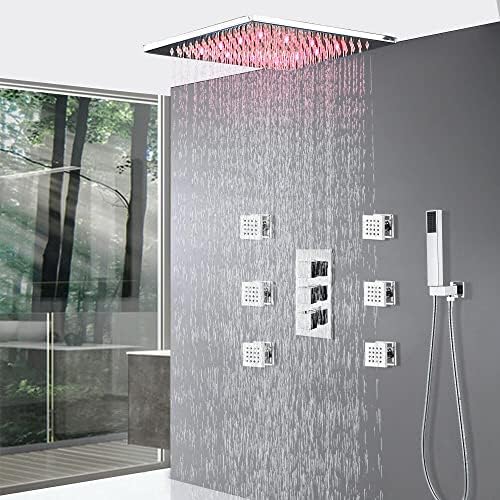Huin ThermoStar 360-Degree Coverage Flowing Water System Dual Thanuess Shower
