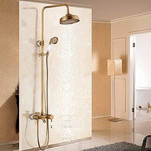 Durable Stylish Wall-Mounted Brass Shower Set