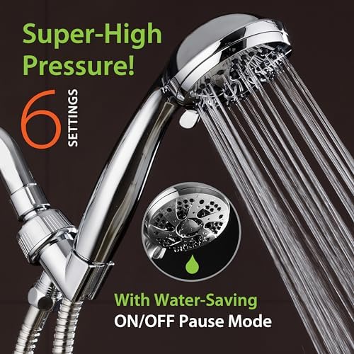 AquaDance 6-Setting Handheld Shower for California Residents