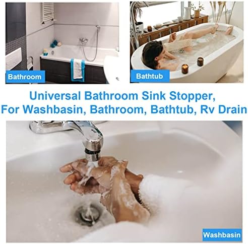 Pack of 2Bathroom Sink Stopper