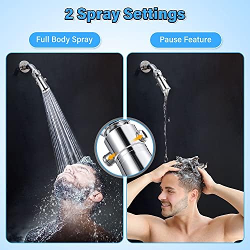 Enhon Pivoting Spray Shower Head Performance
