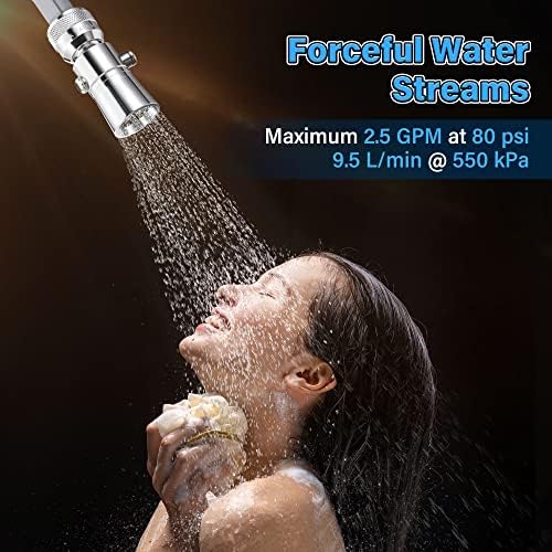 Enhon Pivoting Spray Shower Head Performance