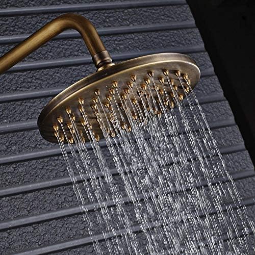 Bath Time BeautyHuinAntique Brass Extensions and Handheld Shower Set